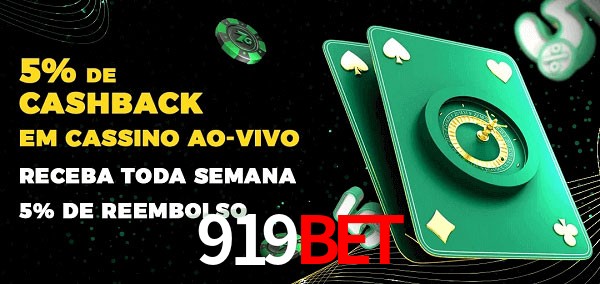 Promoções do cassino ao Vivo 919BET